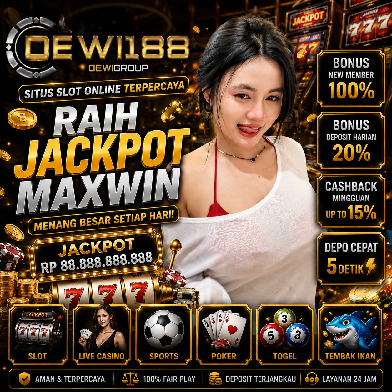 DEWI188 Banner Resmi